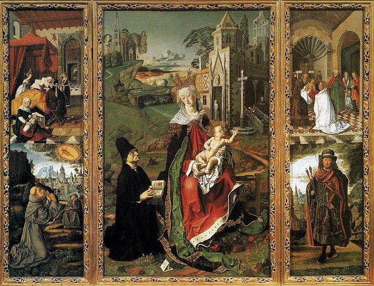 Bartolome Bermejo Retable of the Virgin of Montserrat France oil painting art